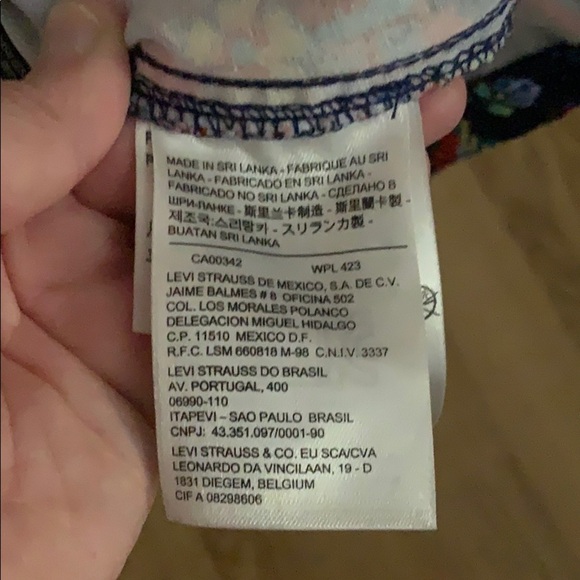 Levi’s Strauss paisley floral utility hood jacket - Picture 7 of 8